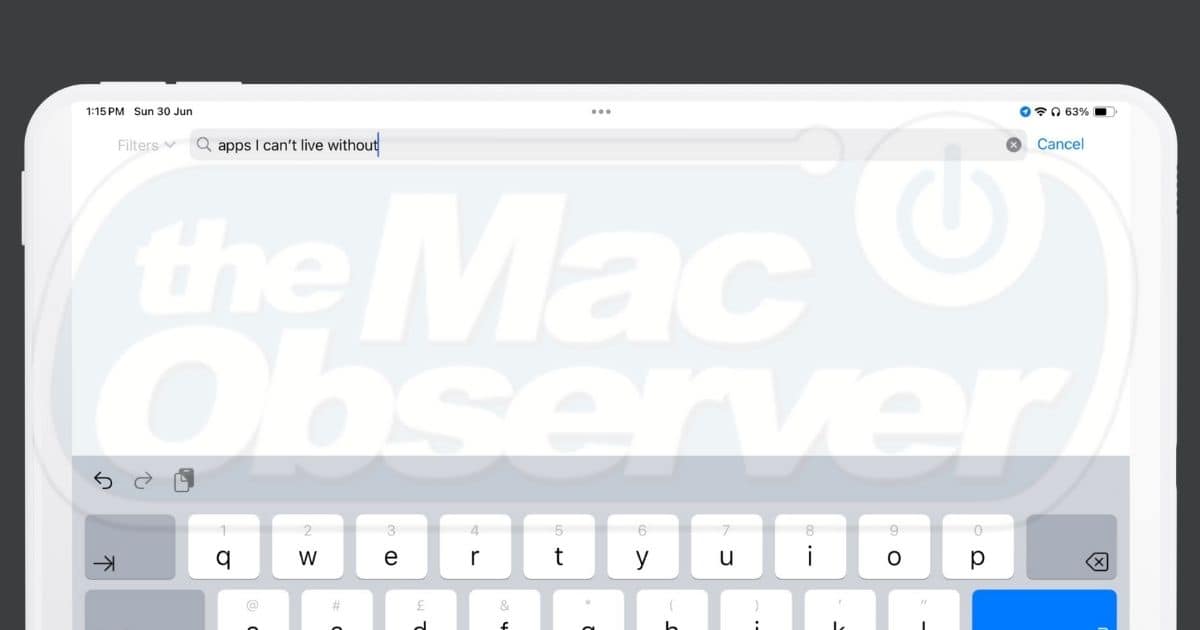 iPad apps I can't live without