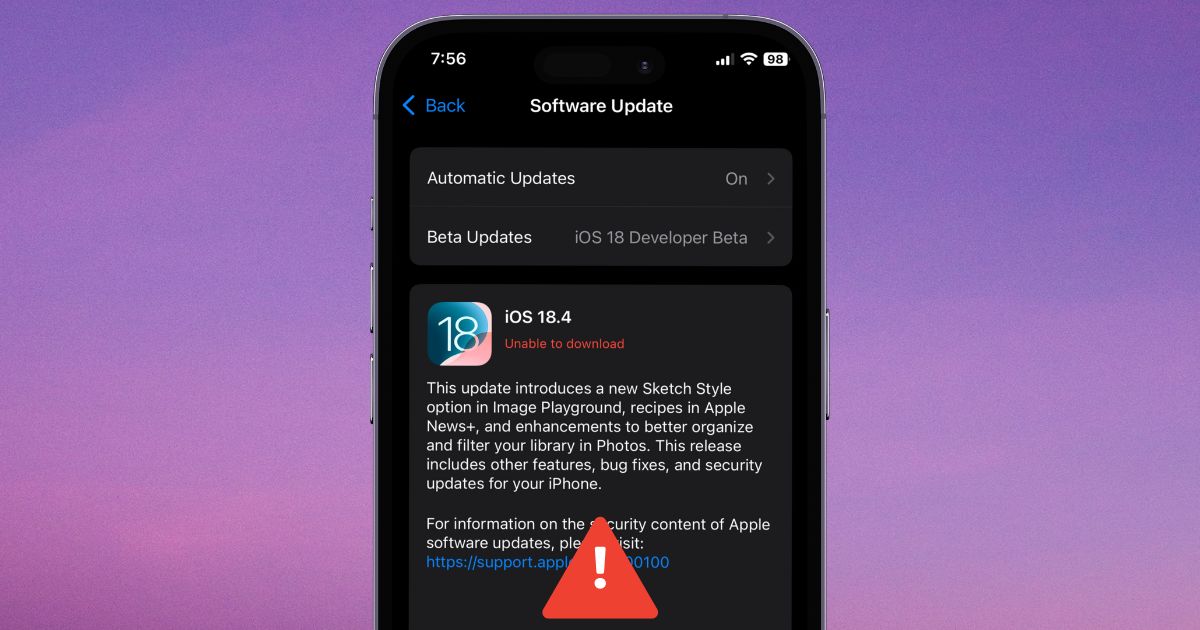 Can’t Update to Ios 18.4? Here Are 4 Quick Fixes To Try!