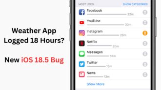 ios bug reports false apps screentime